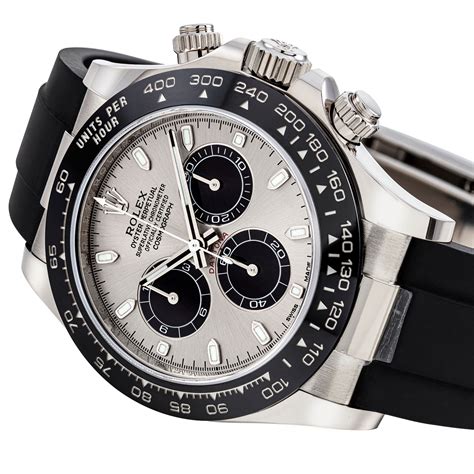 rolex daytona chronograph white gold|Rolex daytona watch 2021.